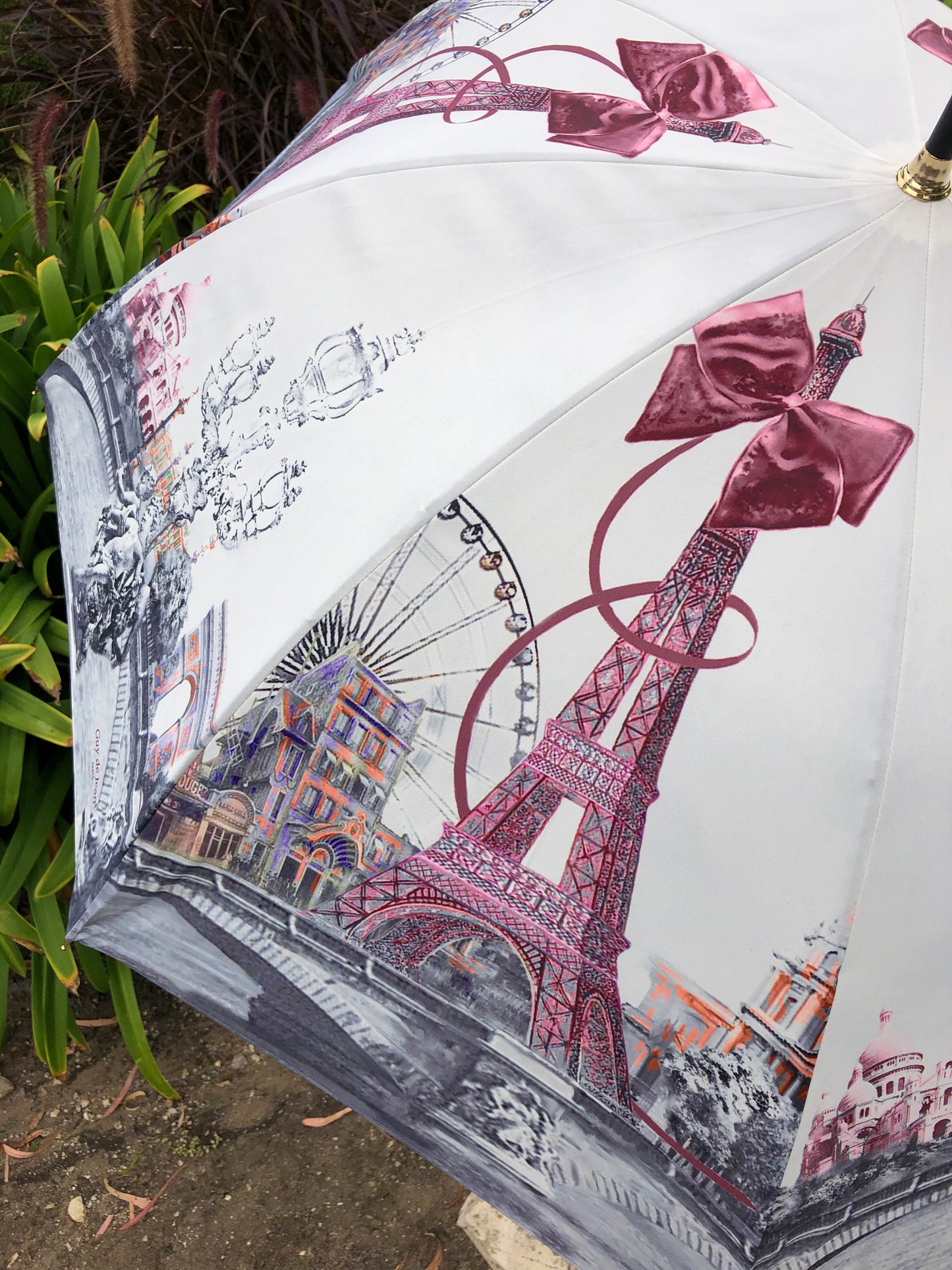 Paraguas grande Torre Eiffel | Fabricado en Francia | Colección Guy de Jean | Envío gratuito