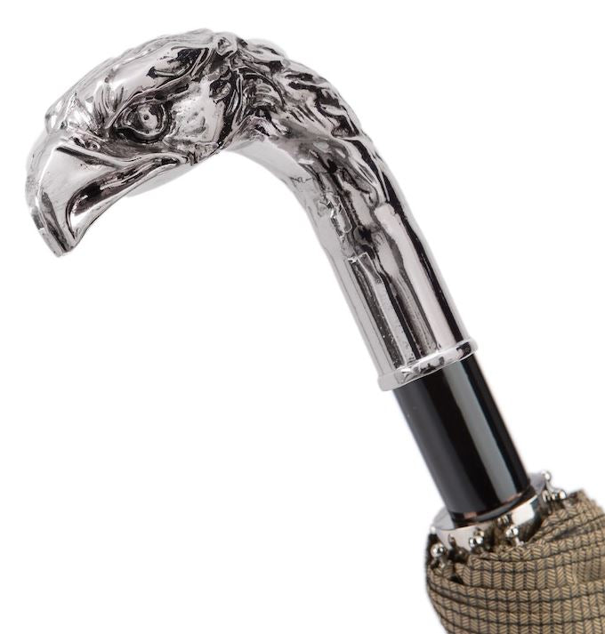 Pasotti Silver Eagle Umbrella | Handmade In Italy | Free Shipping