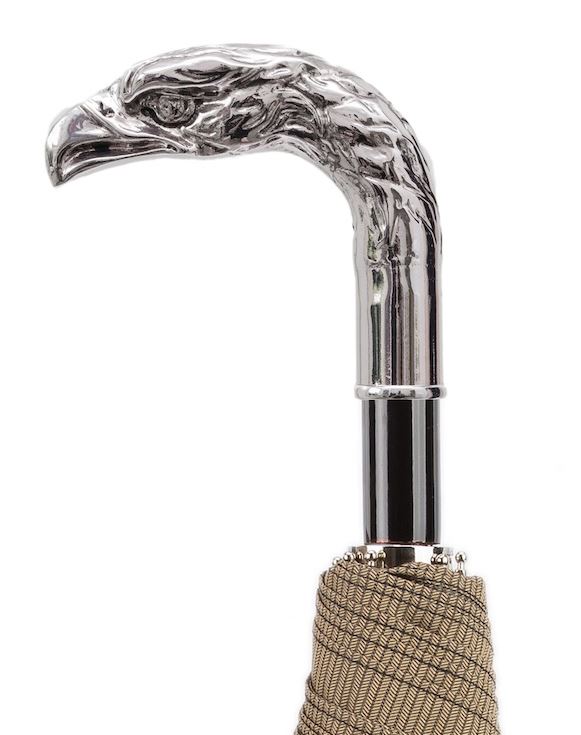 Pasotti Silver Eagle Umbrella | Handmade In Italy | Free Shipping
