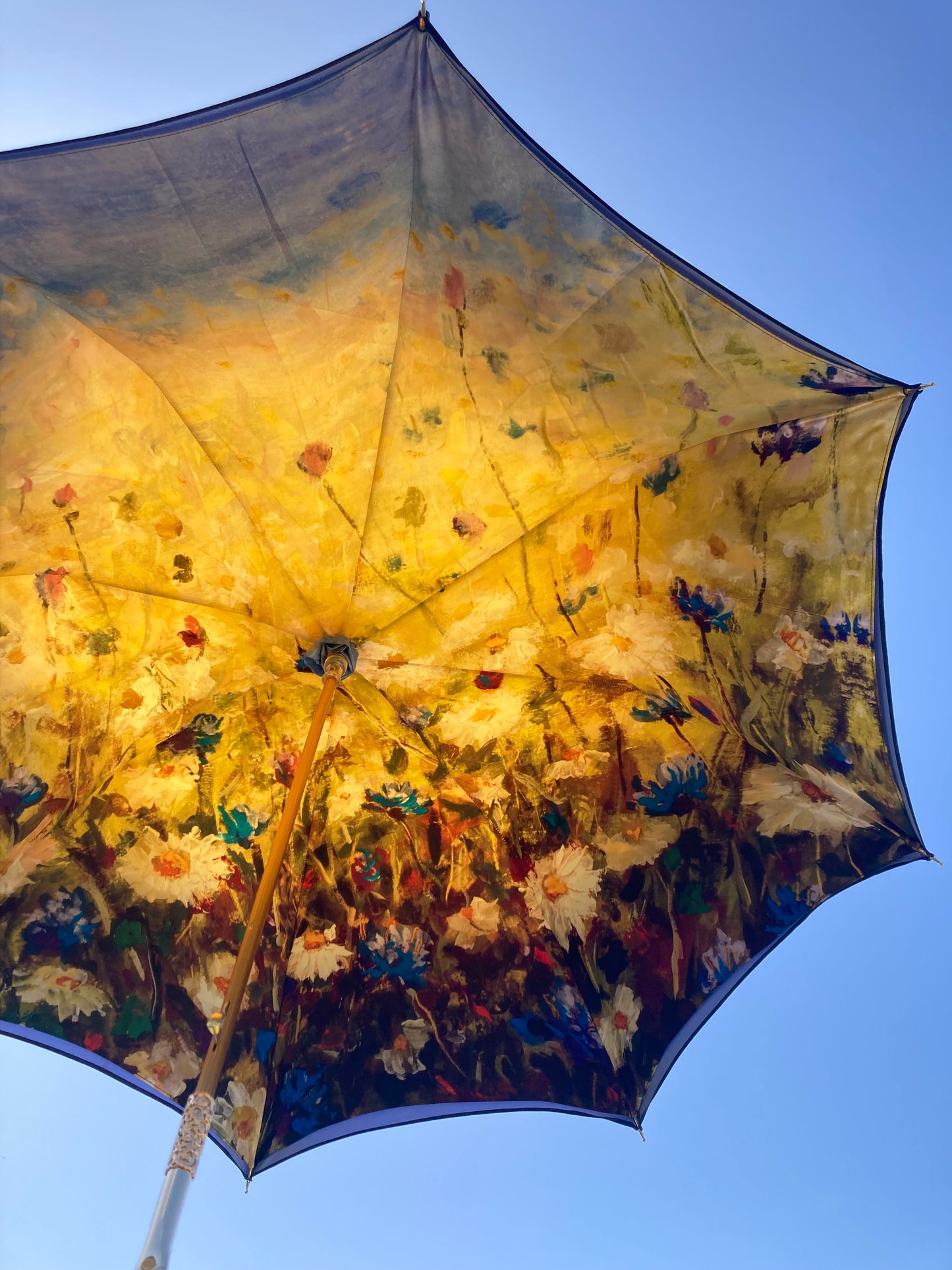 Stunning Gradient Floral Umbrella | Il Marchesato | Free Shipping