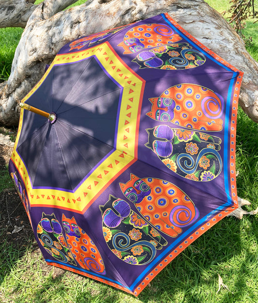Feline Family Portrait Umbrella | Laurel Burch Cats Collection