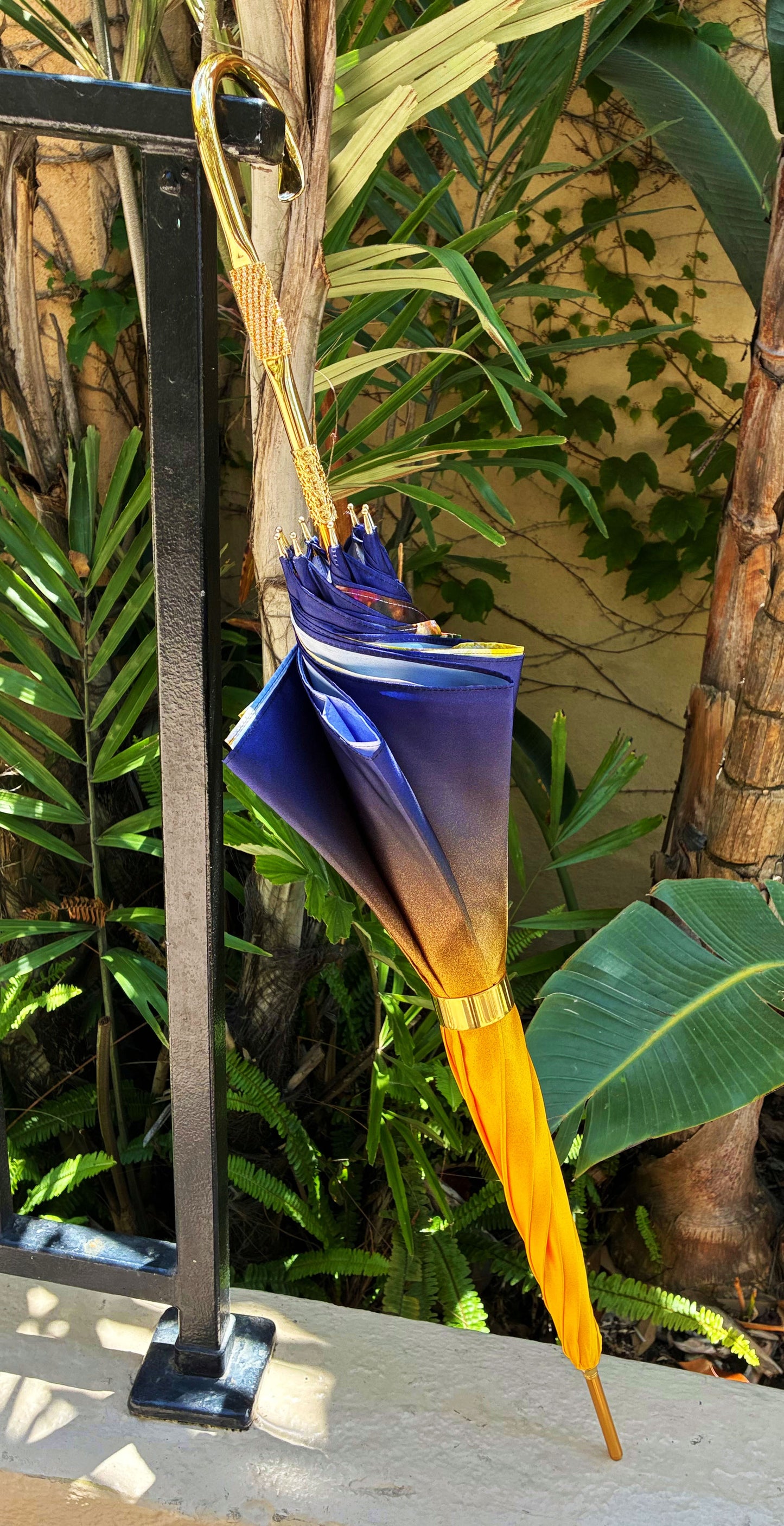 Stunning Gradient Floral Umbrella | Il Marchesato | Free Shipping