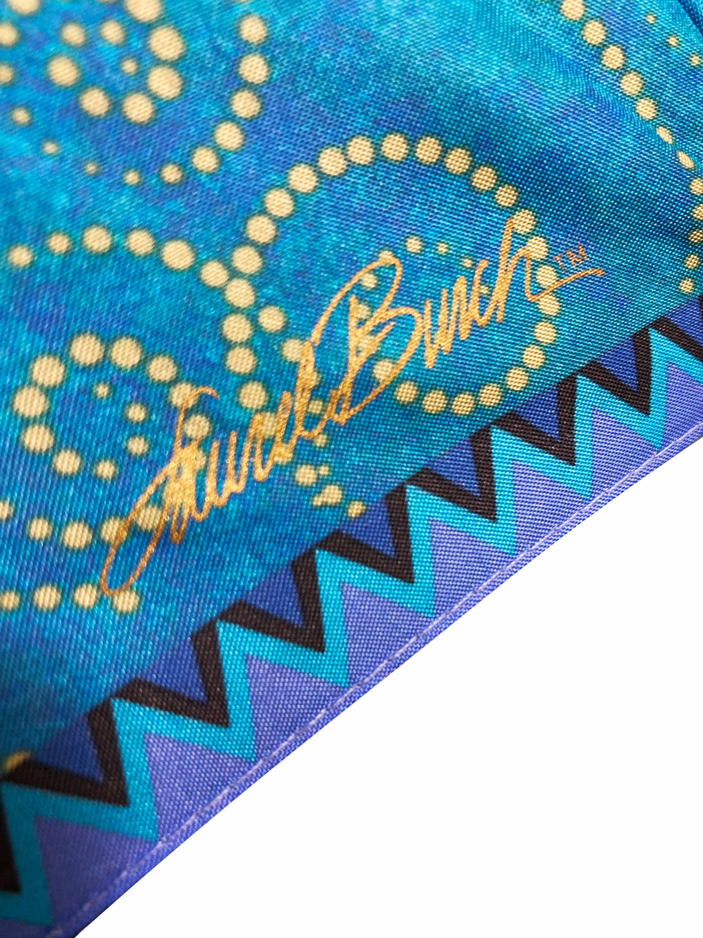 Paraguas Teal Mares | Colección Laurel Burch