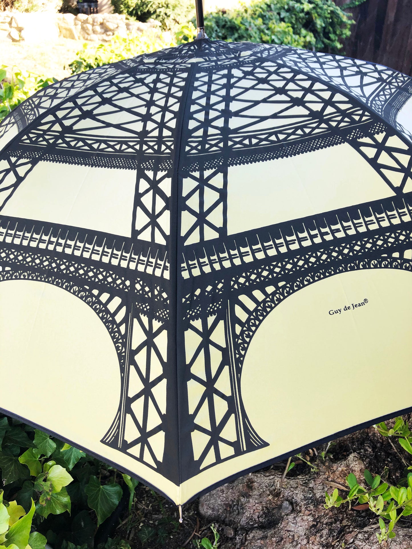 Eiffel Tower Cream Umbrella | Handmade in France | Free Shipping