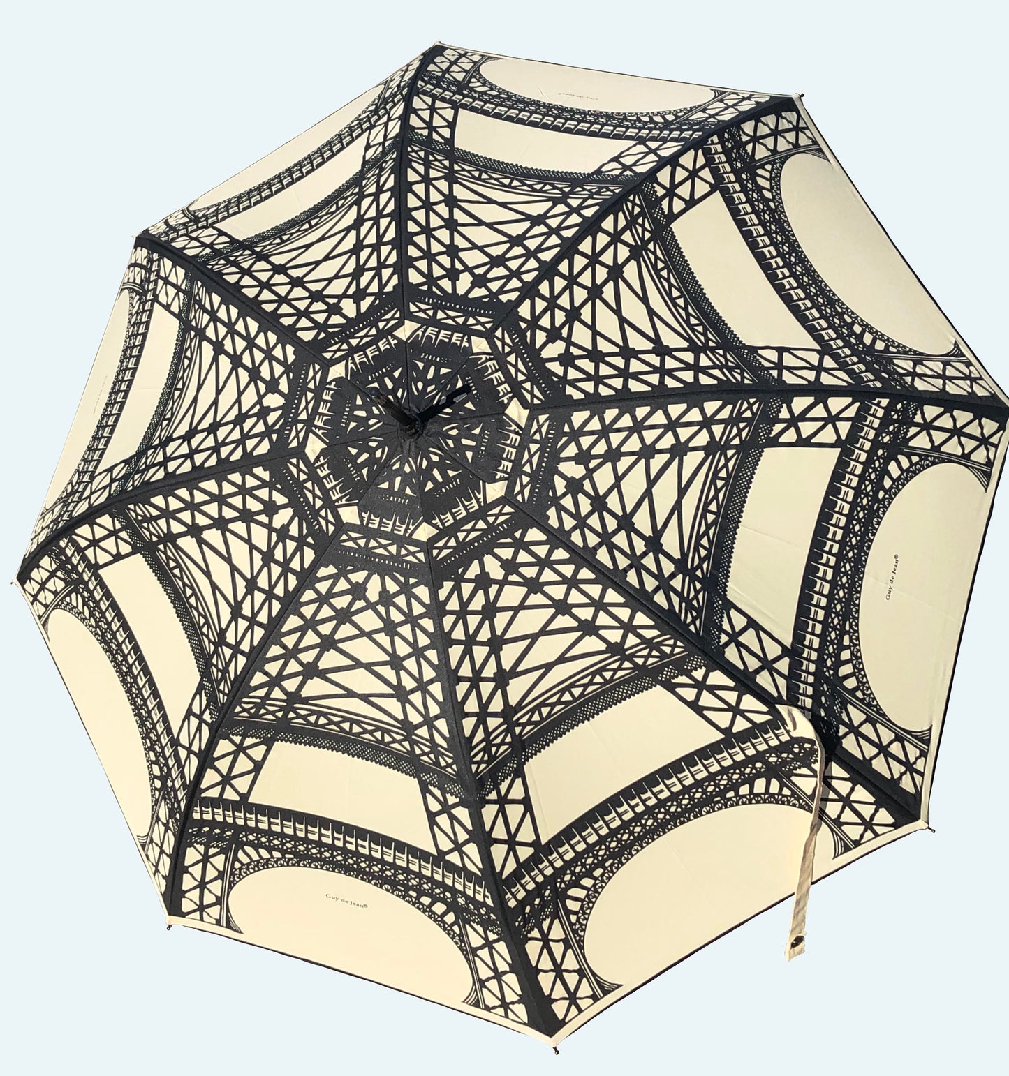 Eiffel Tower Cream Umbrella | Handmade in France | Free Shipping