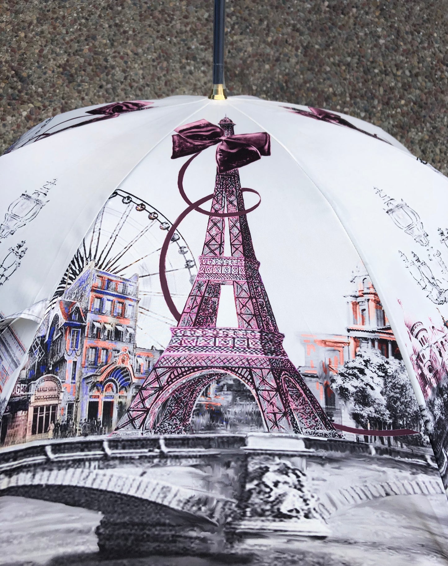 Paraguas grande Torre Eiffel | Fabricado en Francia | Colección Guy de Jean | Envío gratuito