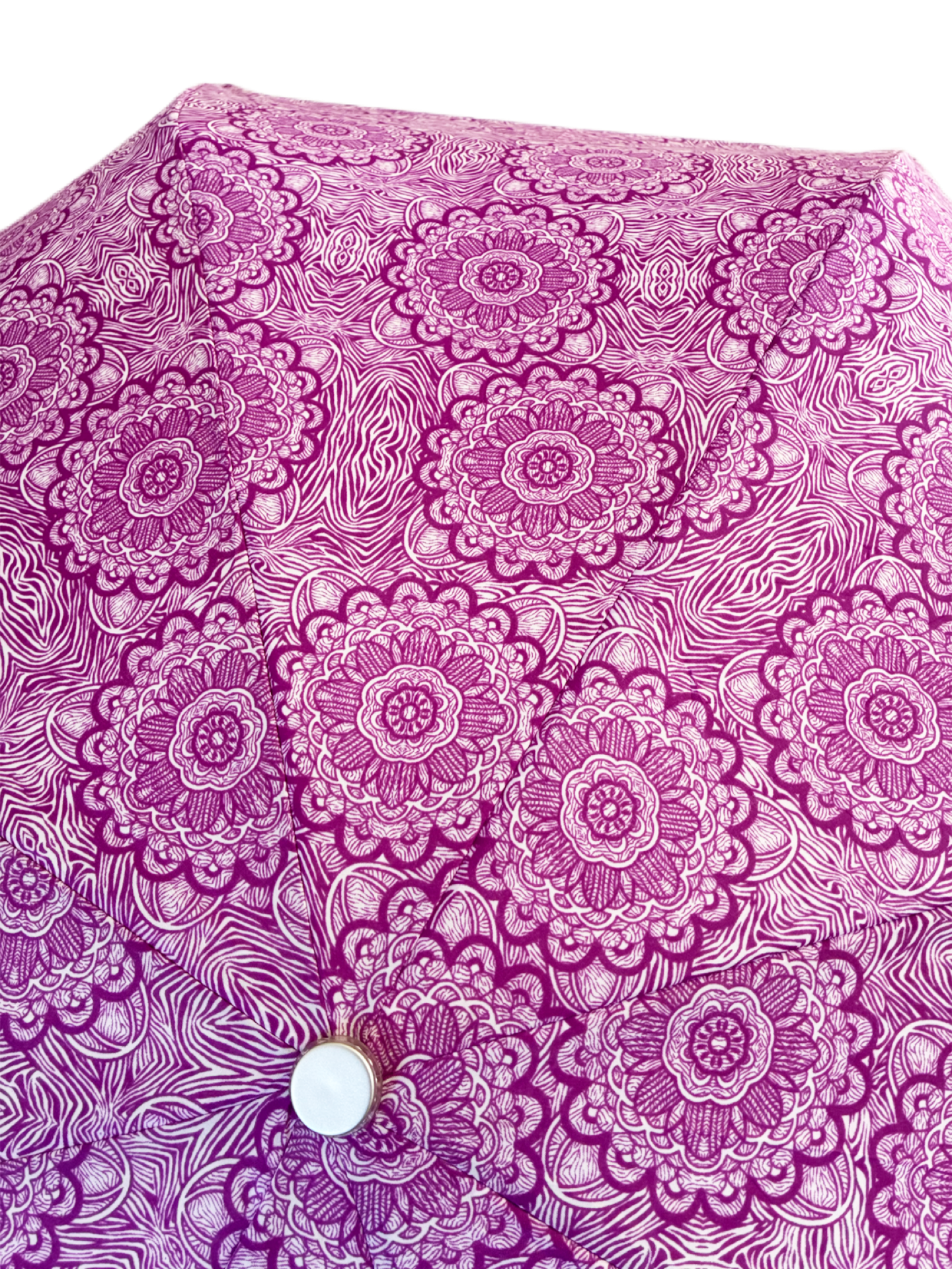 Fuchsia Bloom Compact Umbrella | Auto Open | 2-Step Closing System