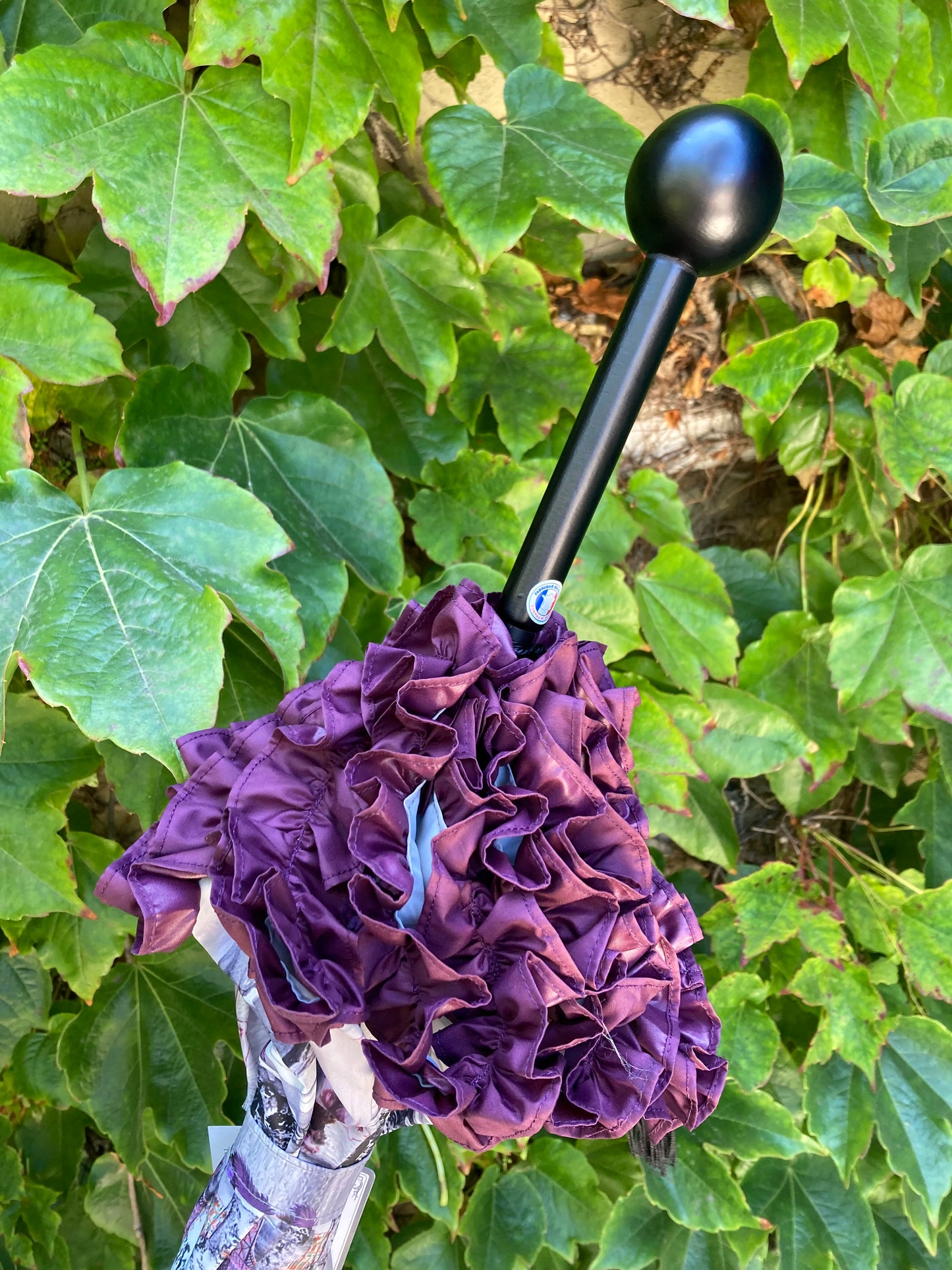 Paris 1900 Plum Waterproof and Anti UV | Handmade in France | Free Shipping
