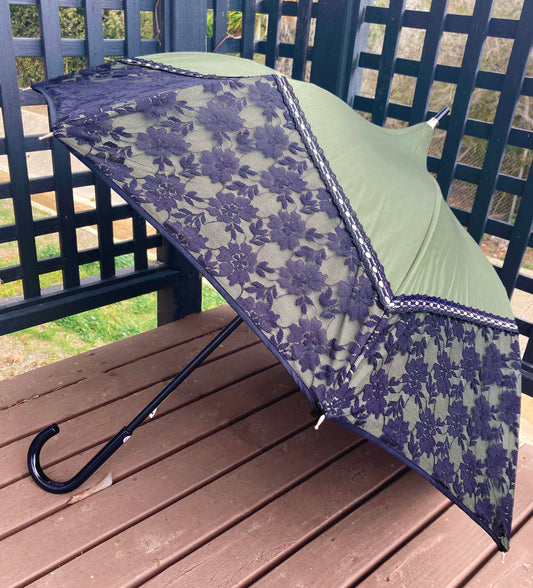 Promenade Olive Green and Black Lace | Anti UV Chantal Thomass | Free Shipping