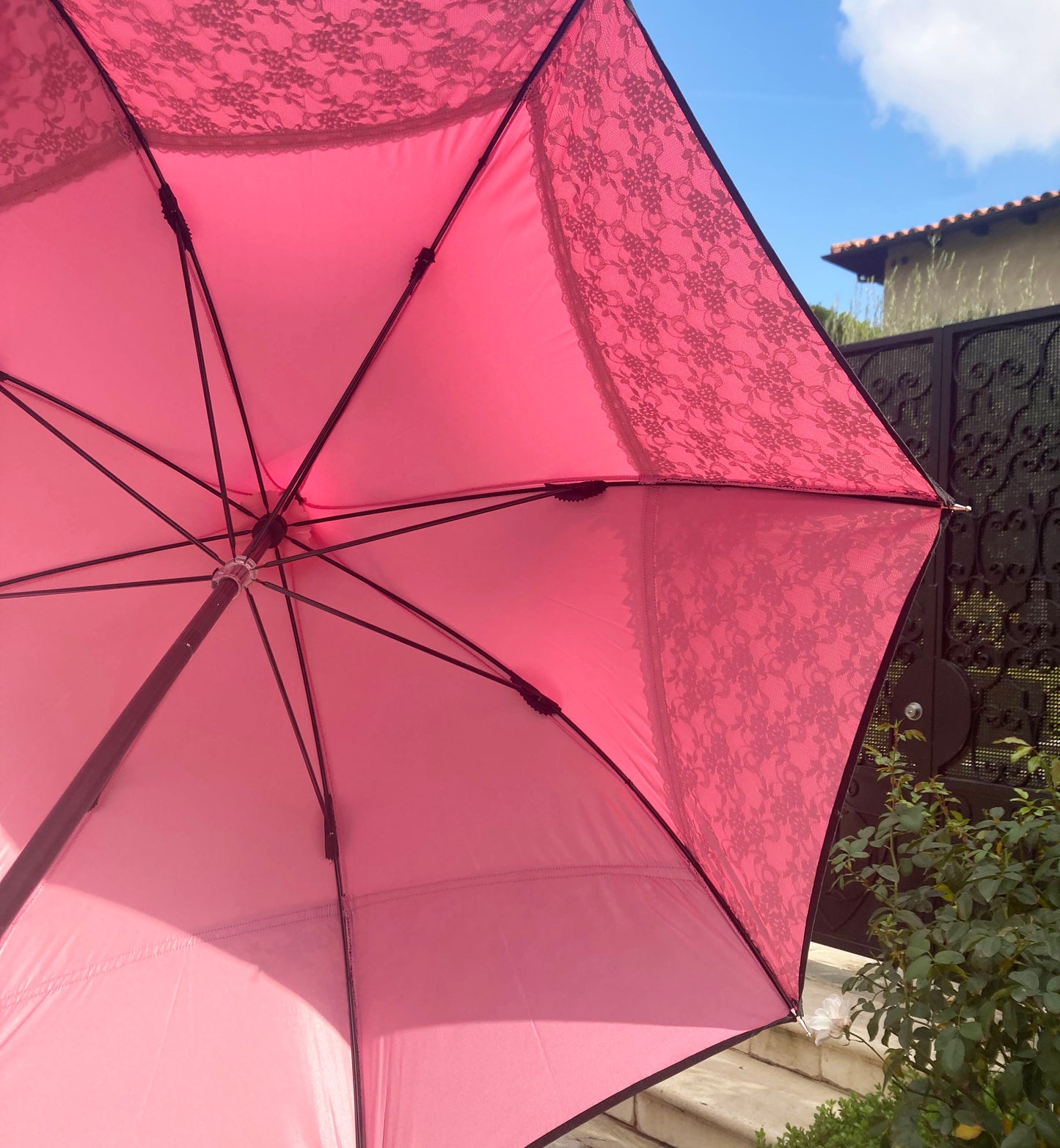 Promenade Pink Anti UV Umbrella By Chantal Thomass | Free Shipping