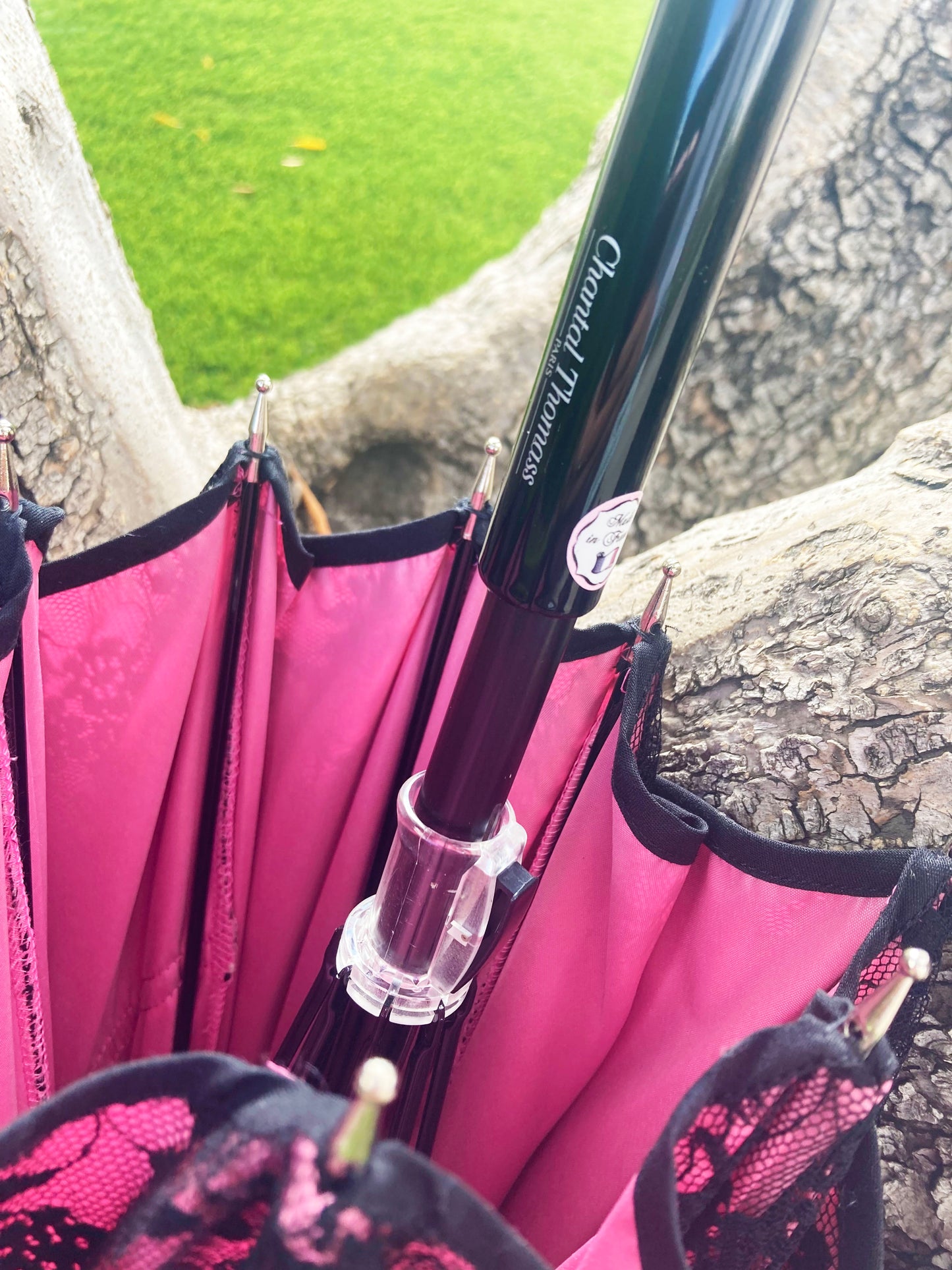 Promenade Pink Anti UV Umbrella By Chantal Thomass | Free Shipping