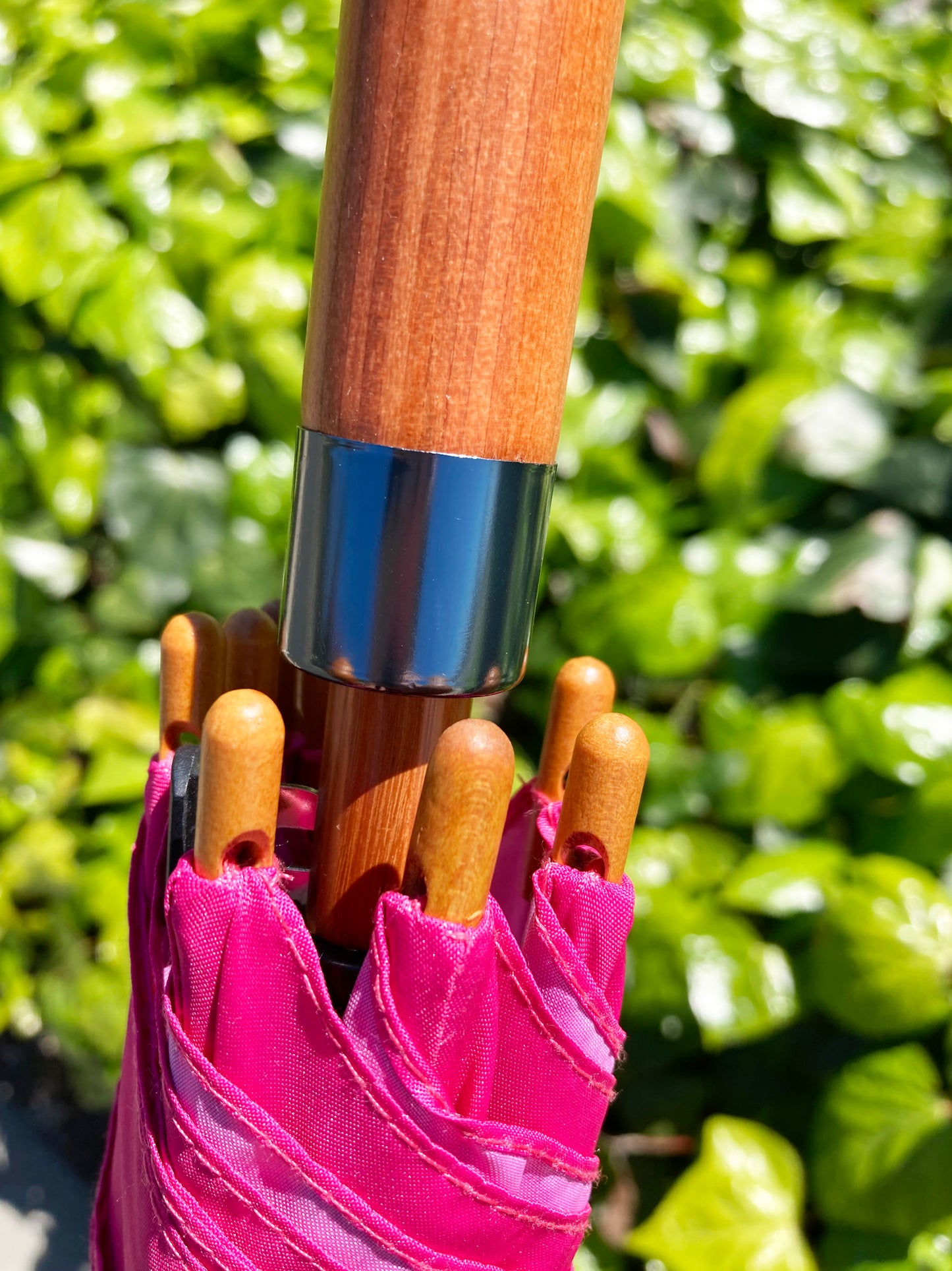 Ostrich Hot Pink Umbrella | Emily Smith Designs UK