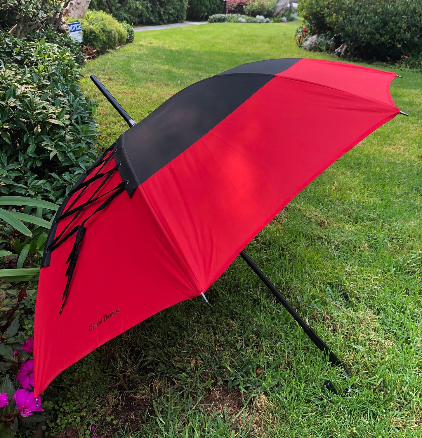 Chantal Thomass Red Corset Umbrella | Anti UV Made in France | Free Shipping