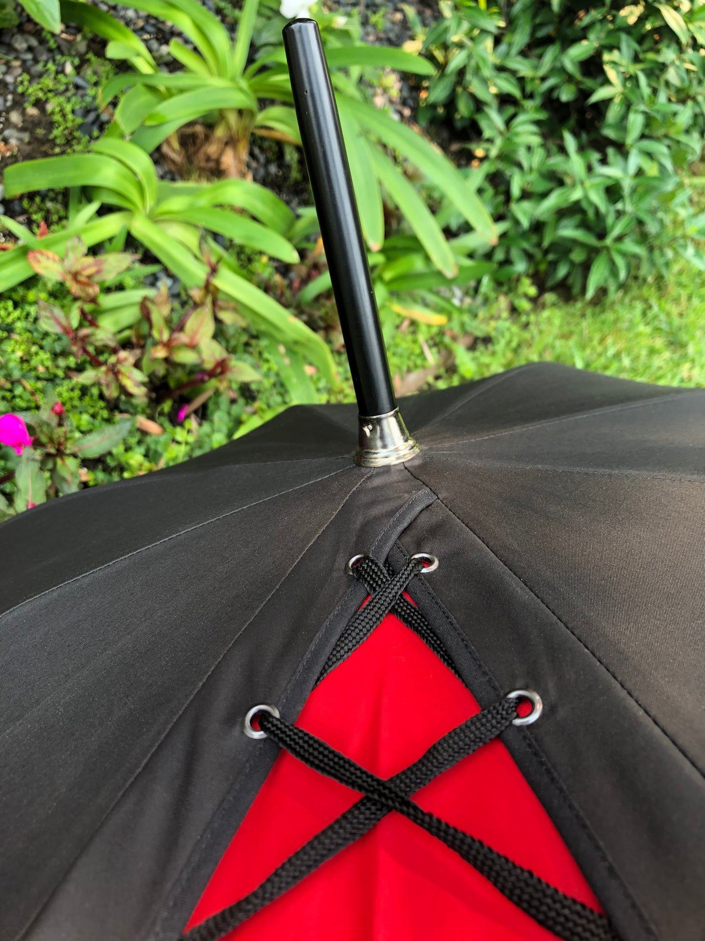 Chantal Thomass Red Corset Umbrella | Anti UV Made in France | Free Shipping