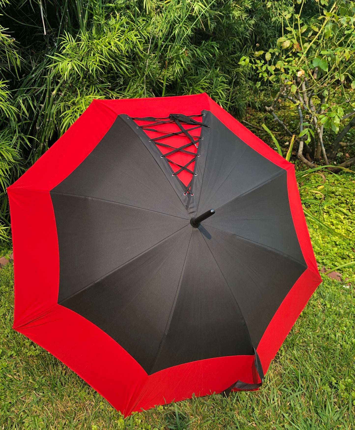 Chantal Thomass Red Corset Umbrella | Anti UV Made in France | Free Shipping