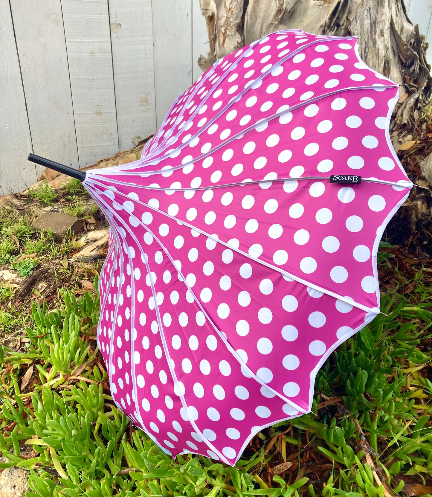 Miss Polka Pink Pagoda Umbrella | Blackout and Anti-UV
