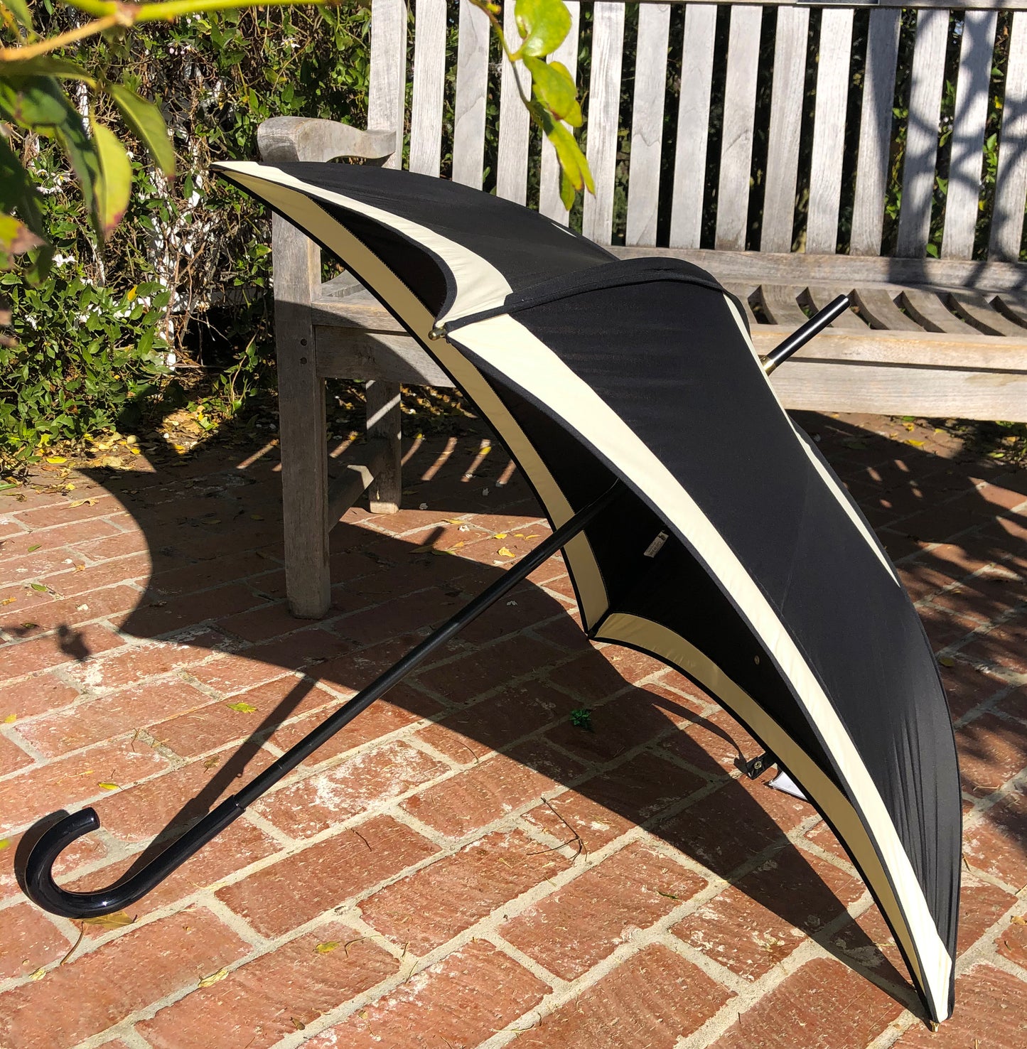 Carre Cream Luxury Umbrella | Guy de Jean Collection | Free Shipping