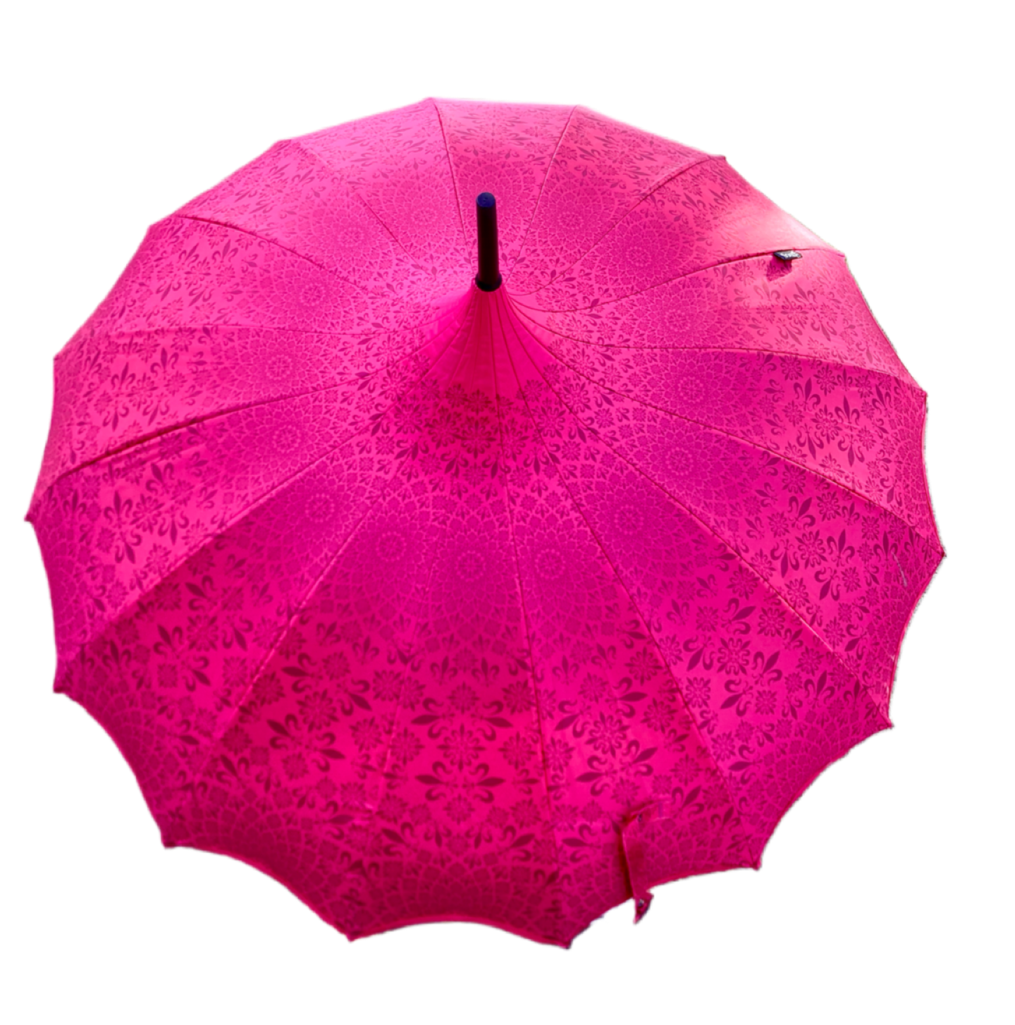 Paraguas impermeable y con protección UV | Forro opaco | Estilo pagoda en color rosa