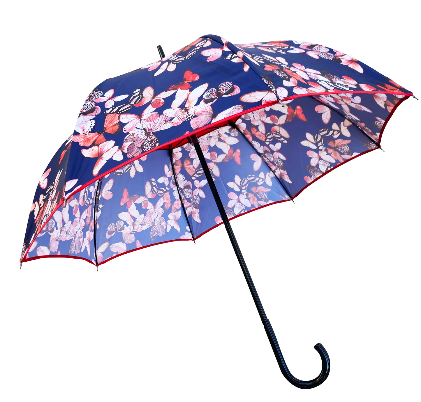 Butterflies French Umbrella by Guy de Jean | "Le Parapluie Francais®" Anti UV | Free Shipping