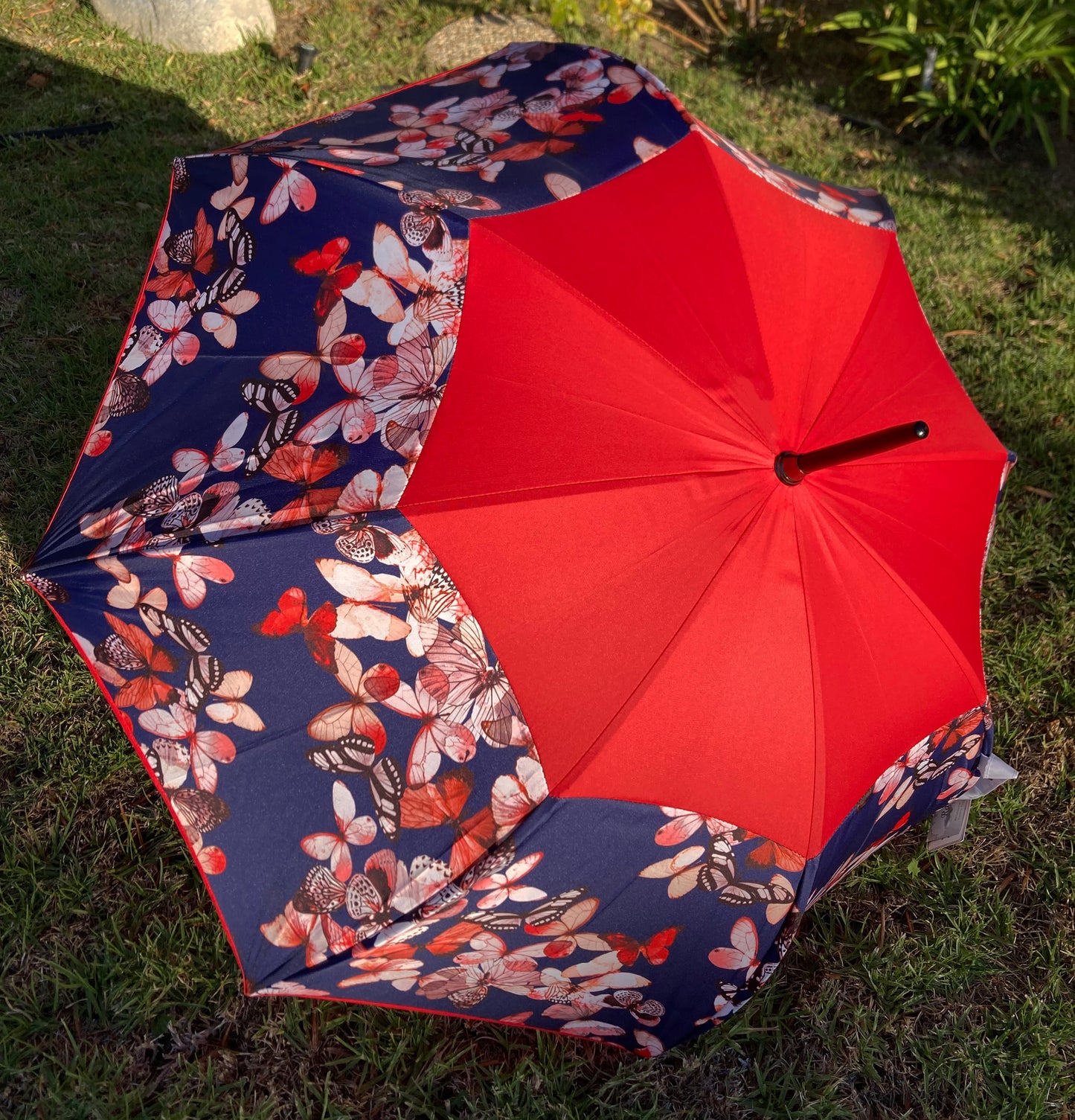 Butterflies French Umbrella by Guy de Jean | "Le Parapluie Francais®" Anti UV | Free Shipping
