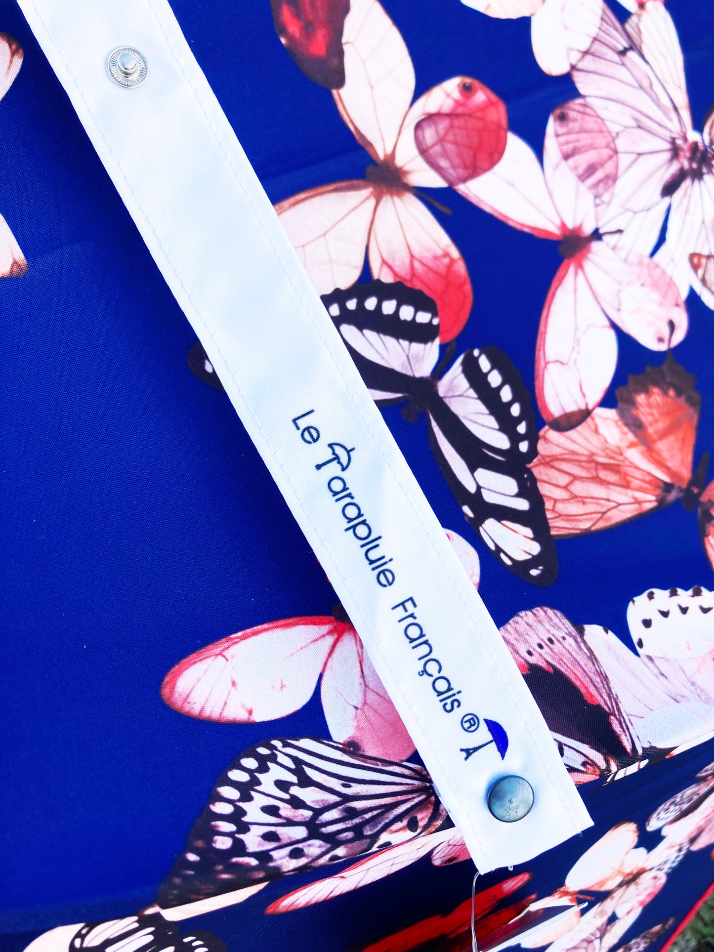 Butterflies French Umbrella by Guy de Jean | "Le Parapluie Francais®" Anti UV | Free Shipping