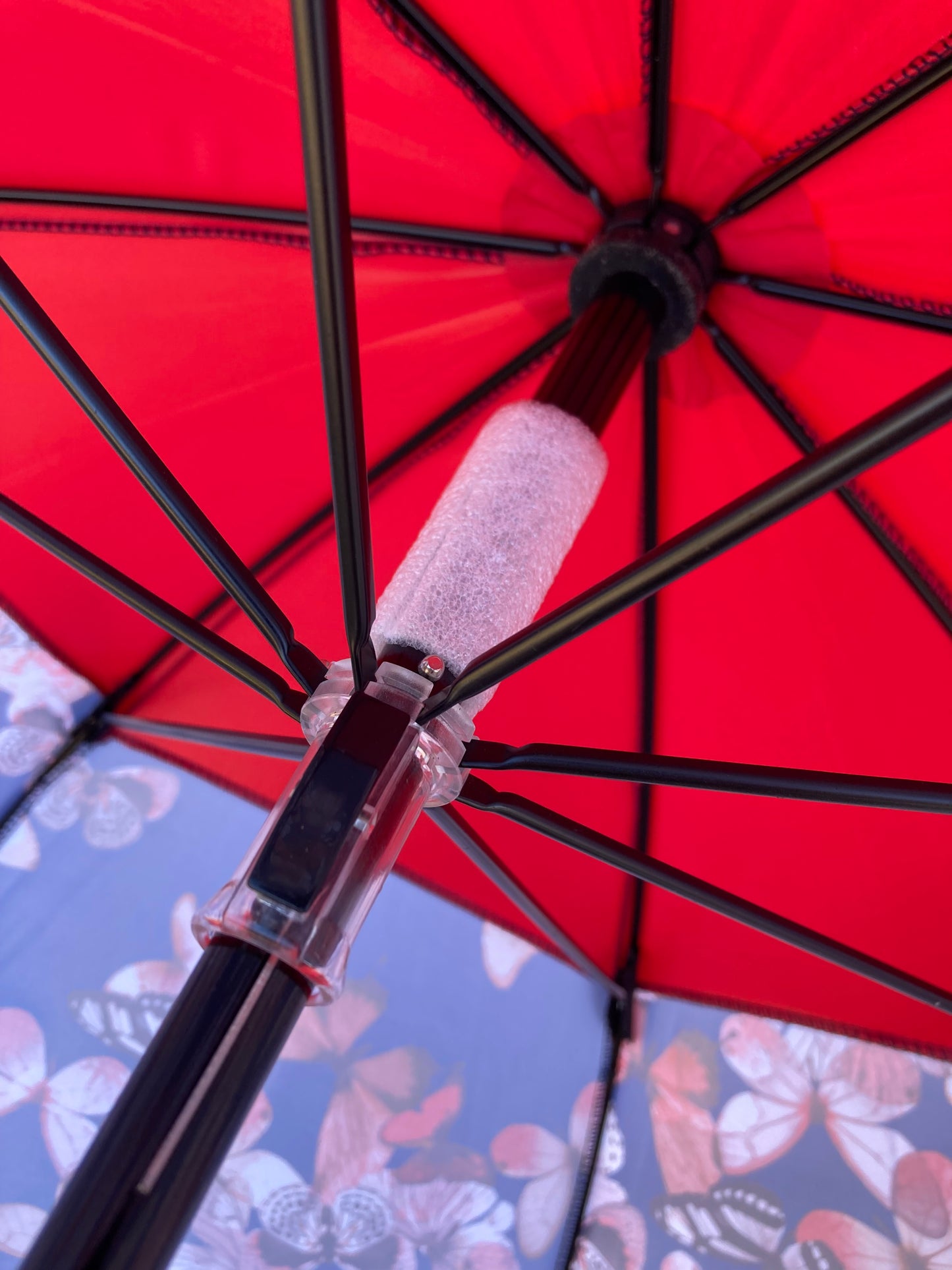 Butterflies French Umbrella by Guy de Jean | "Le Parapluie Francais®" Anti UV | Free Shipping