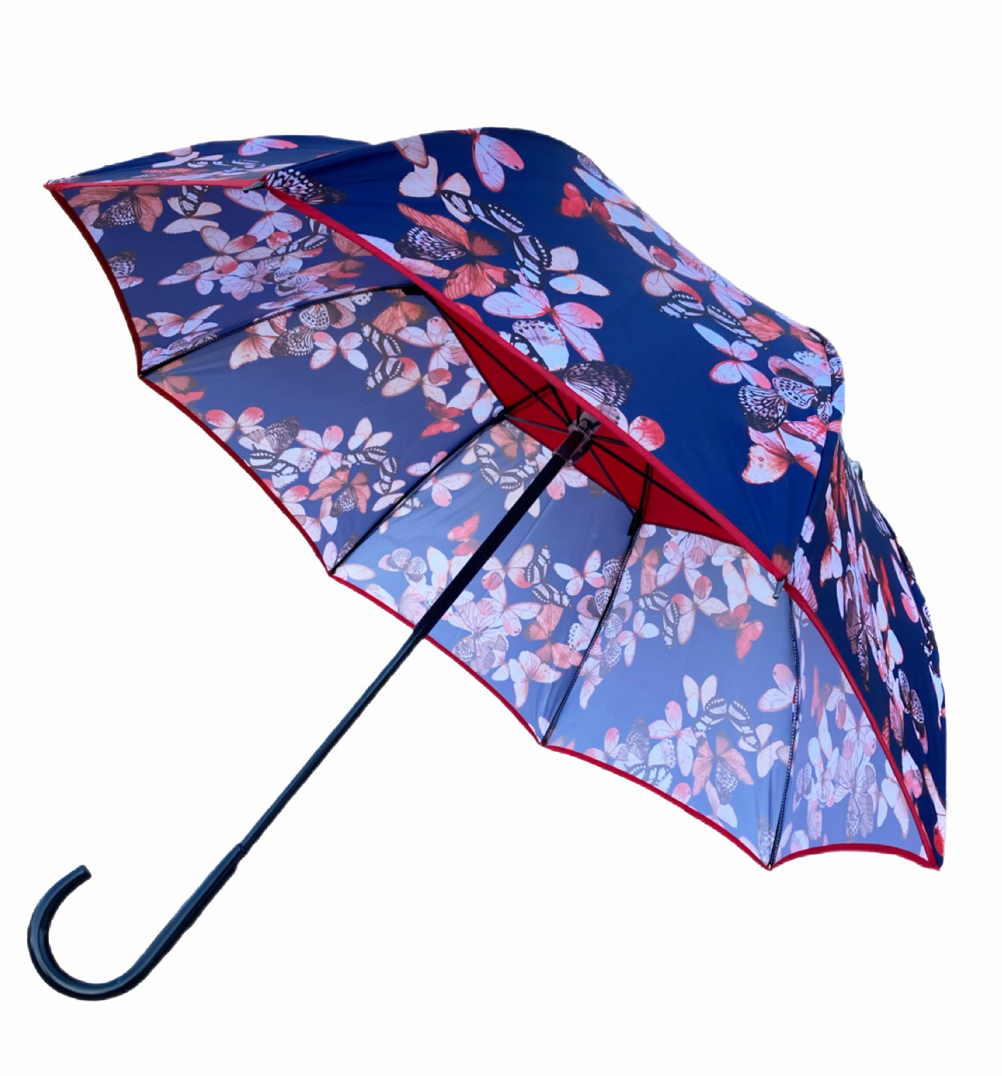 Butterflies French Umbrella by Guy de Jean | "Le Parapluie Francais®" Anti UV | Free Shipping