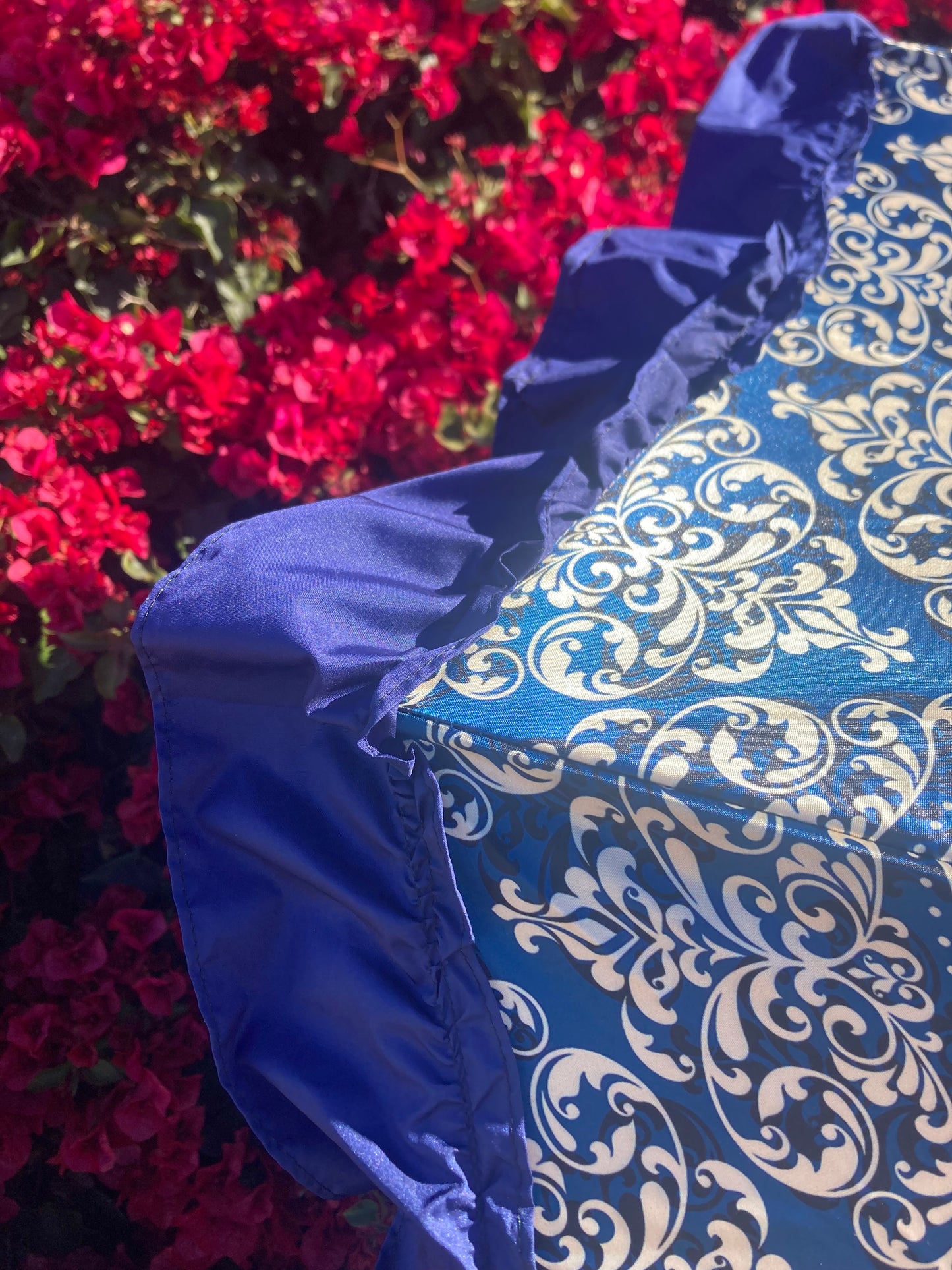 Blue Baroque Italian Umbrella | il Marchesato Collection | Free Shipping