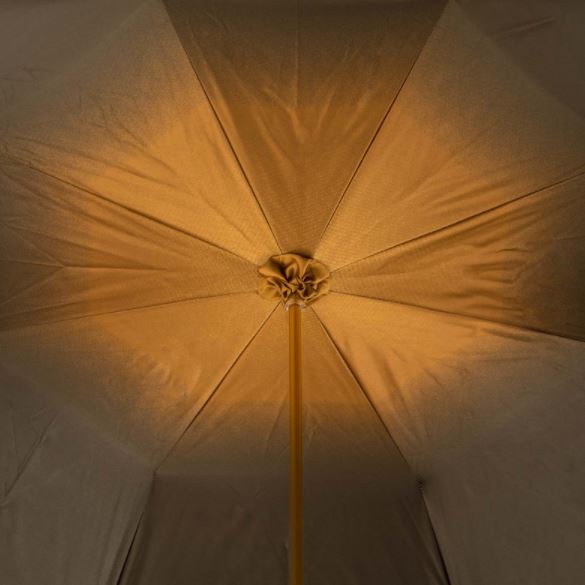 Paraguas con girasoles aplicados y mango de Swarovski® | Doble tela anti-UV | Envío gratuito
