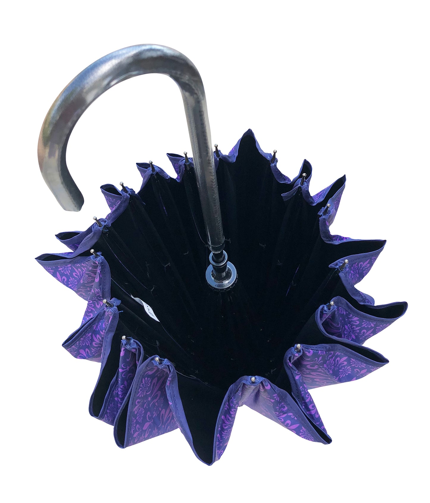 Waterproof + Real Anti-UV Umbrella | Full Shade | Pagoda Style | Purple Design