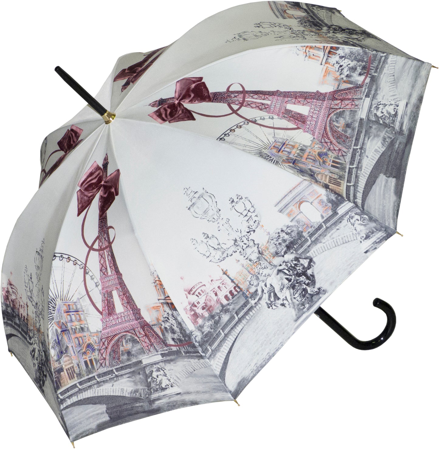 Paraguas grande Torre Eiffel | Fabricado en Francia | Colección Guy de Jean | Envío gratuito