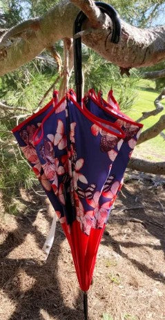 Butterflies French Umbrella by Guy de Jean | "Le Parapluie Francais®" Anti UV | Free Shipping