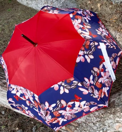 Butterflies French Umbrella by Guy de Jean | "Le Parapluie Francais®" Anti UV | Free Shipping