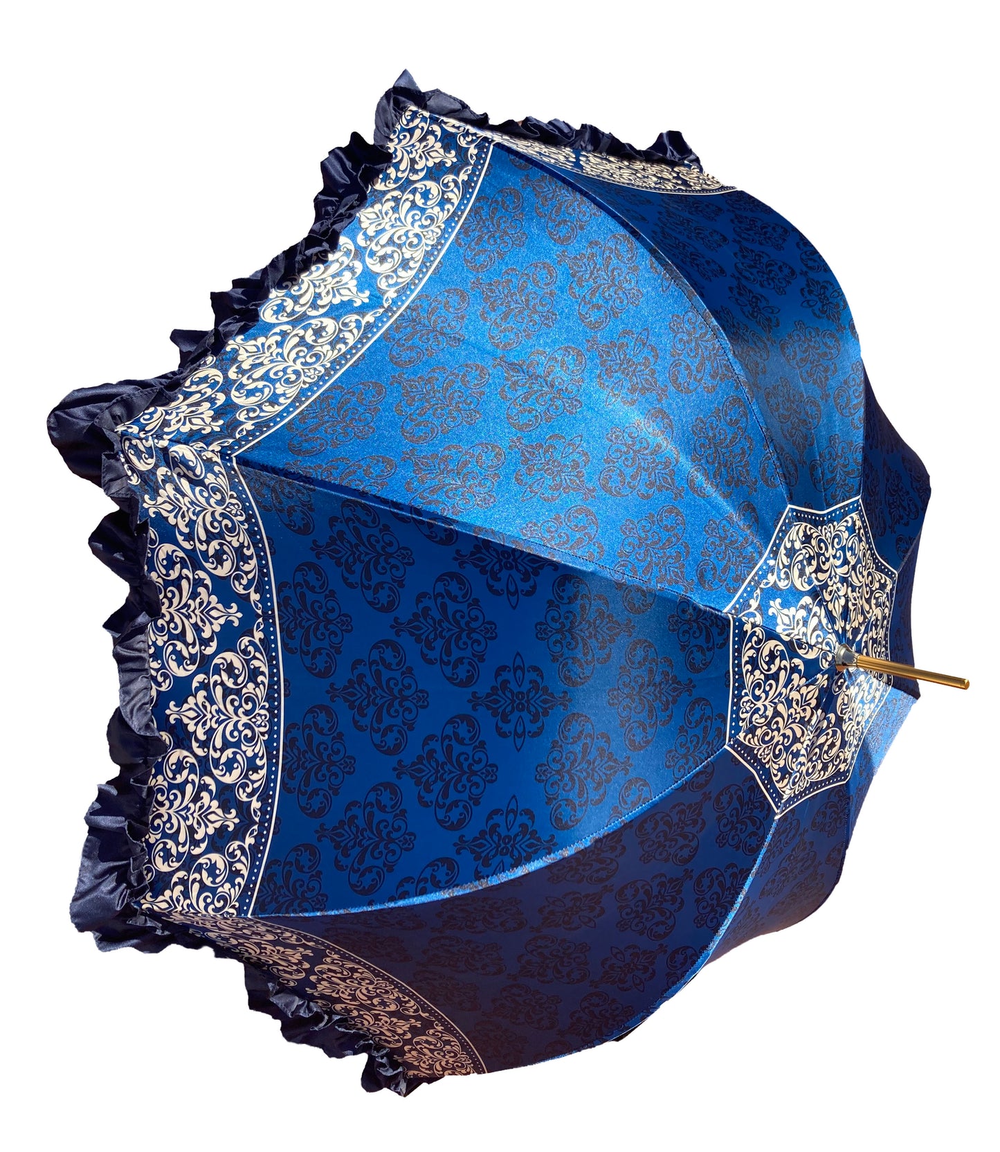 Blue Baroque Italian Umbrella | il Marchesato Collection | Free Shipping