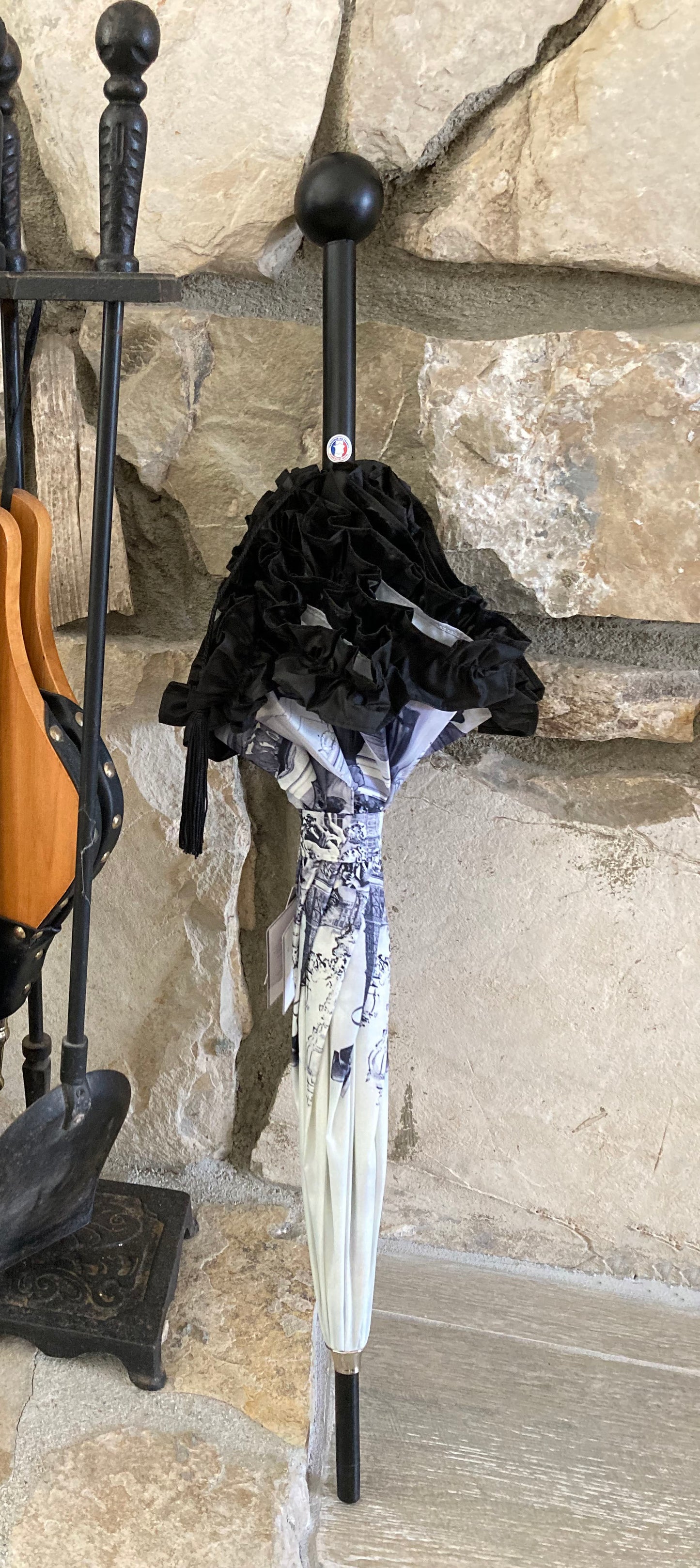 Guy de Jean Paris 1900 Short Umbrella | Anti UV Handmade in France | Free Shipping