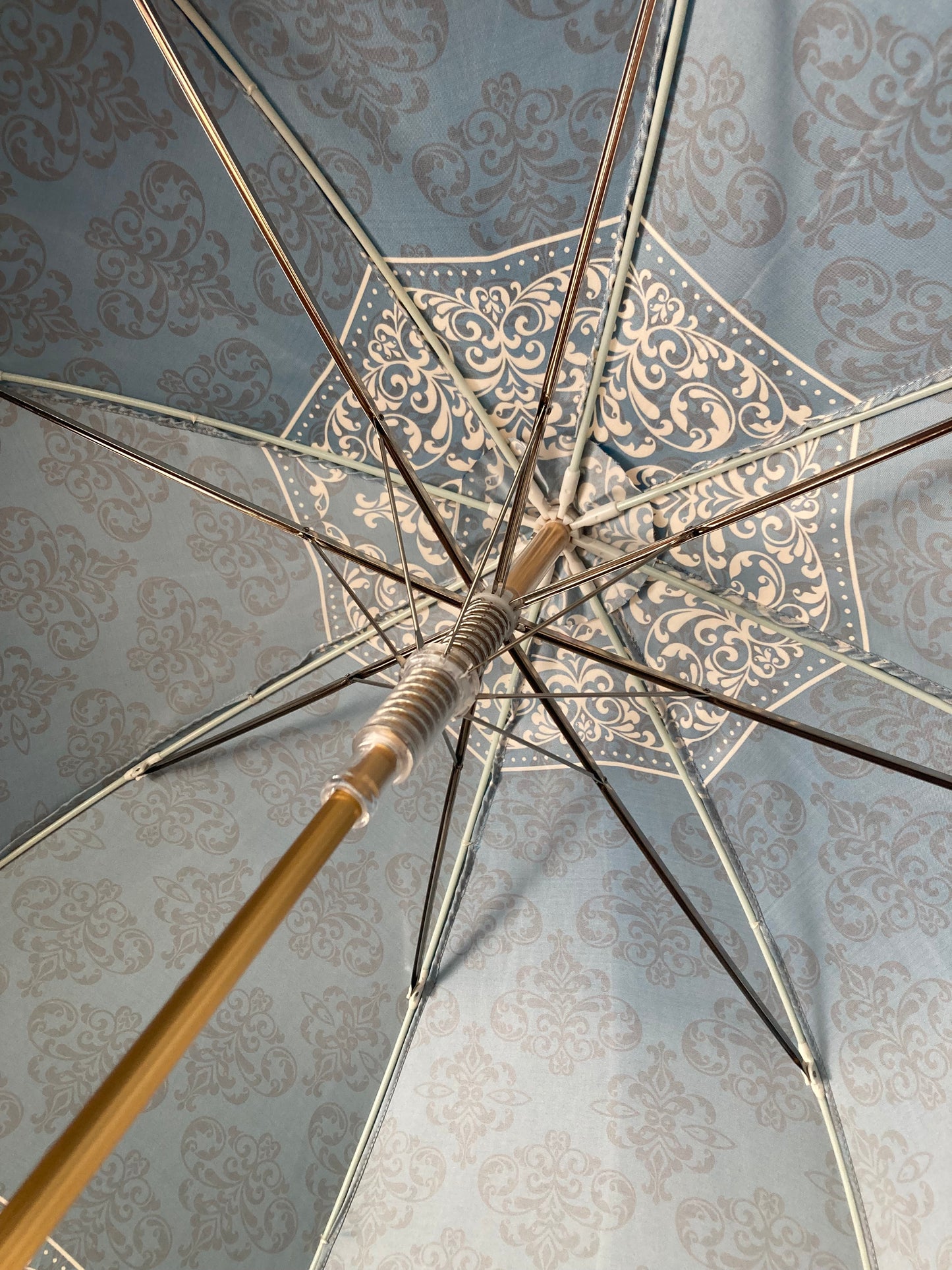 Blue Baroque Italian Umbrella | il Marchesato Collection | Free Shipping
