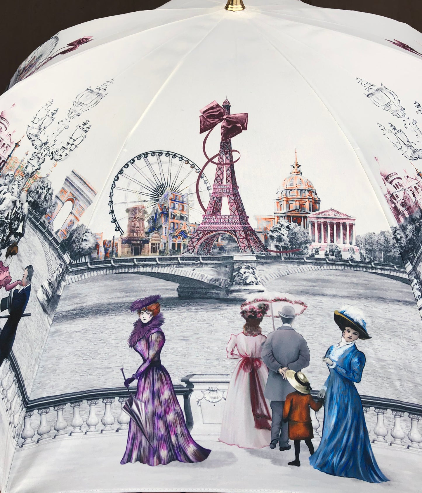 París 1900, mango morado | Hecho a mano en Francia | Colección Guy de Jean | Envío gratuito