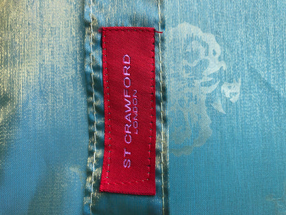 Green Yellow Iridescent Umbrella | 3-Fold Compact | Subtle Floral Design