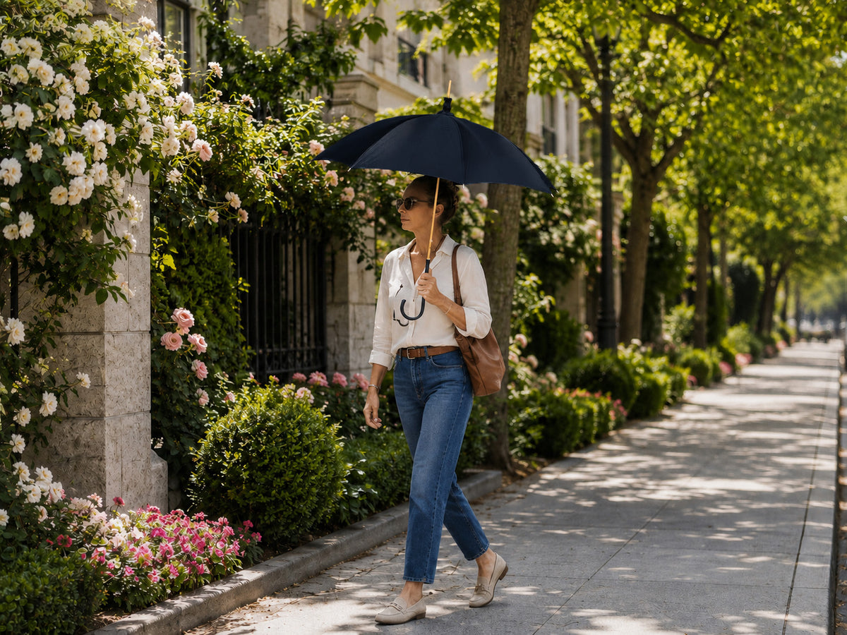Eclipse Umbrella Blackout And Waterproof Umbrella | Handmade in Italy | Free Shipping