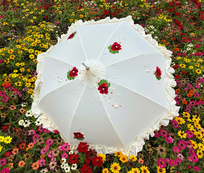 Clara Vintage Rose Romance and Pearls  | Made-to-Order | 100% waterproof