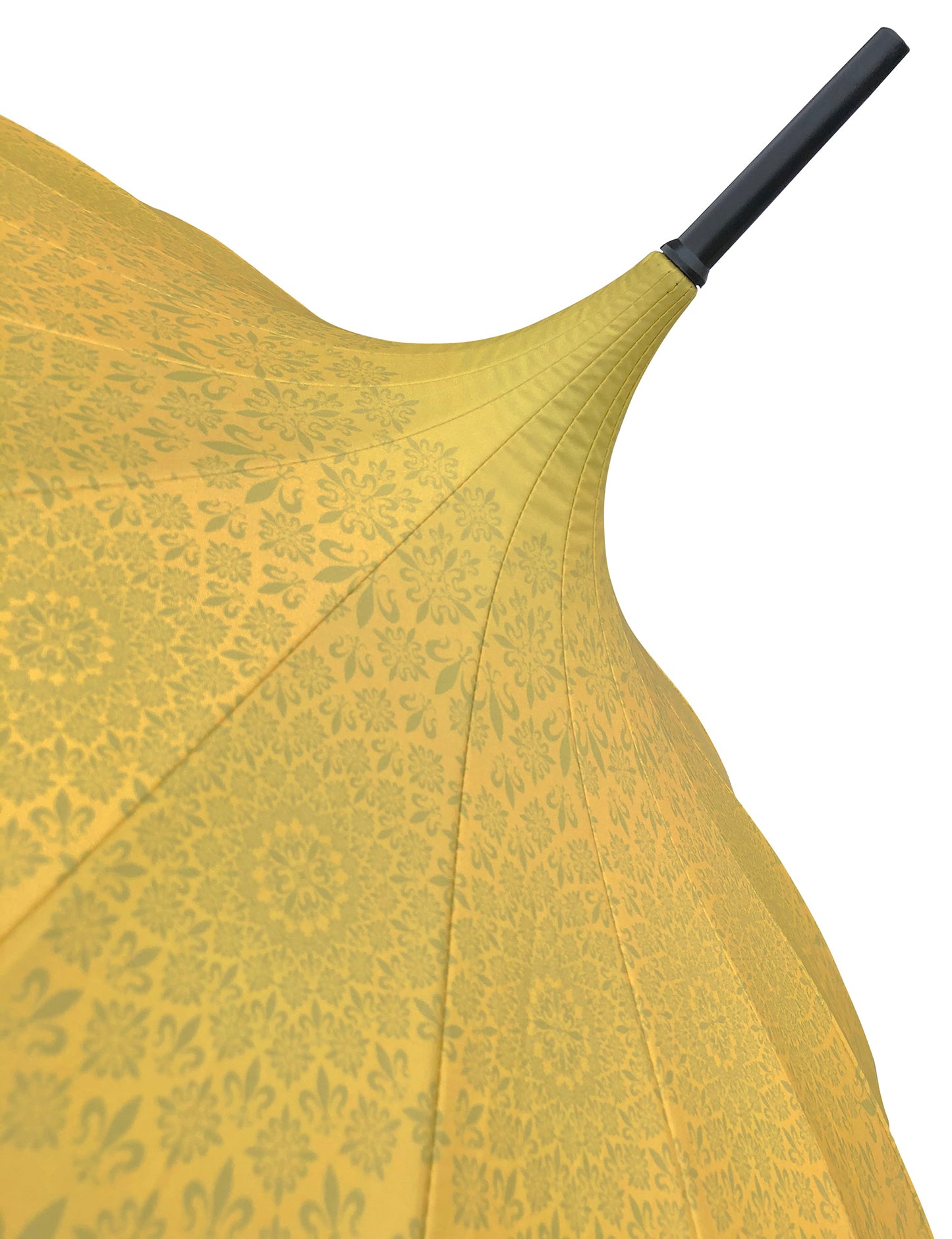 Waterproof + Real Anti-UV Umbrella | Blackout lining | Pagoda style | Yellow design