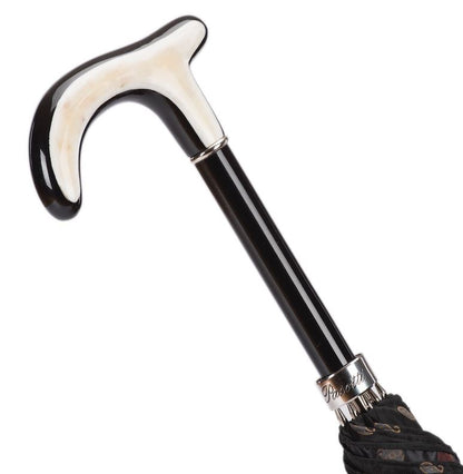Paisley Umbrella With Water Buffalo Horn Handle | Pasotti Collection | Free Shipping