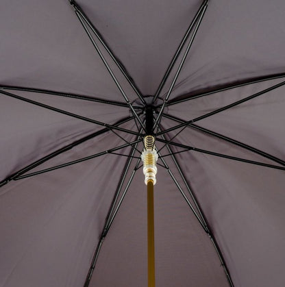 Burgundy Umbrella With Golden Dog by Pasotti | Automatic Opening | Free Shipping