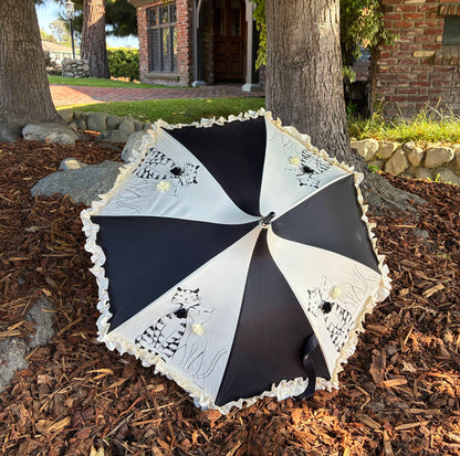 Bijou & Belle Cats Pagoda Umbrella | Guy de Jean Collector"s Item | Free Shipping