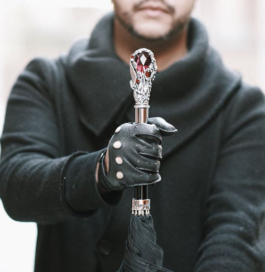 Red Gem Umbrella | Pasotti Luxury Collection | Free Shipping