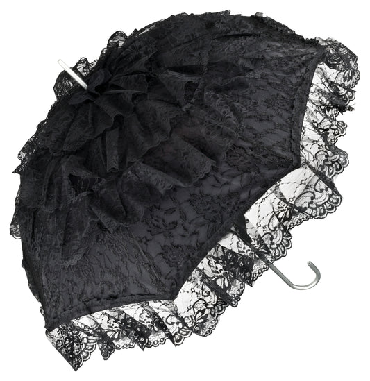 French Lace Sun Parasol | Extra Light Aluminum Frame | Full Coverage