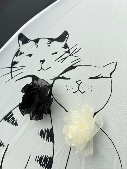 Bijou & Belle Cats Pagoda Umbrella | Guy de Jean Collector"s Item | Free Shipping