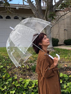 Large Ultra Clear Umbrella | PVC Bubble | Deep Dome