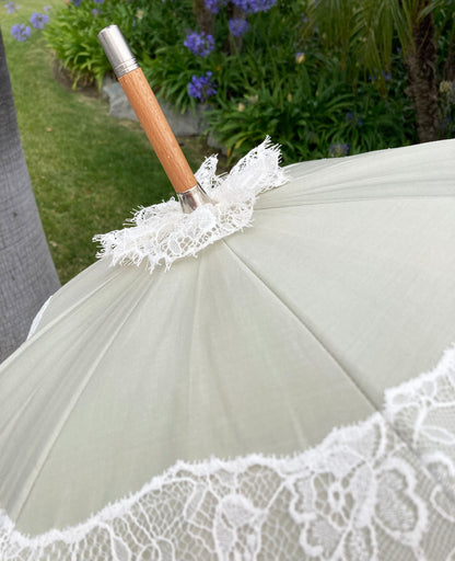 Sissi Natural de Guy de Jean | Anti-UV e impermeable | Encaje auténtico de Calais | Envío gratuito