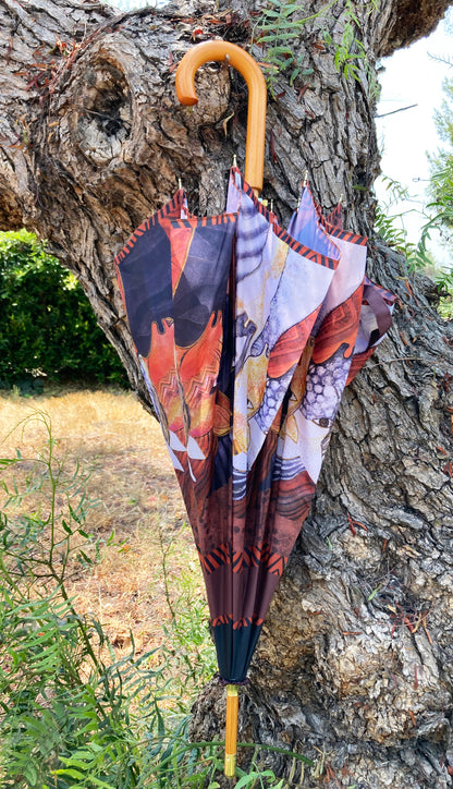 Moroccan Mares Umbrella | Laurel Burch Collection
